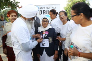 Race against Drugs flagged off by Late. Bibi Maan Kaur in 2017