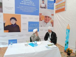 A counselling session inside the Chardikala Studio in New Delhi